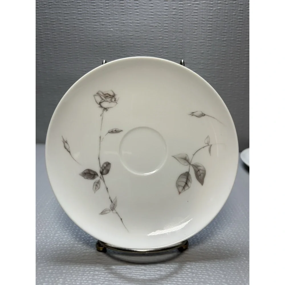 Set Of 4 Cup And Saucer Fine China Sango Lyric‎ Japan